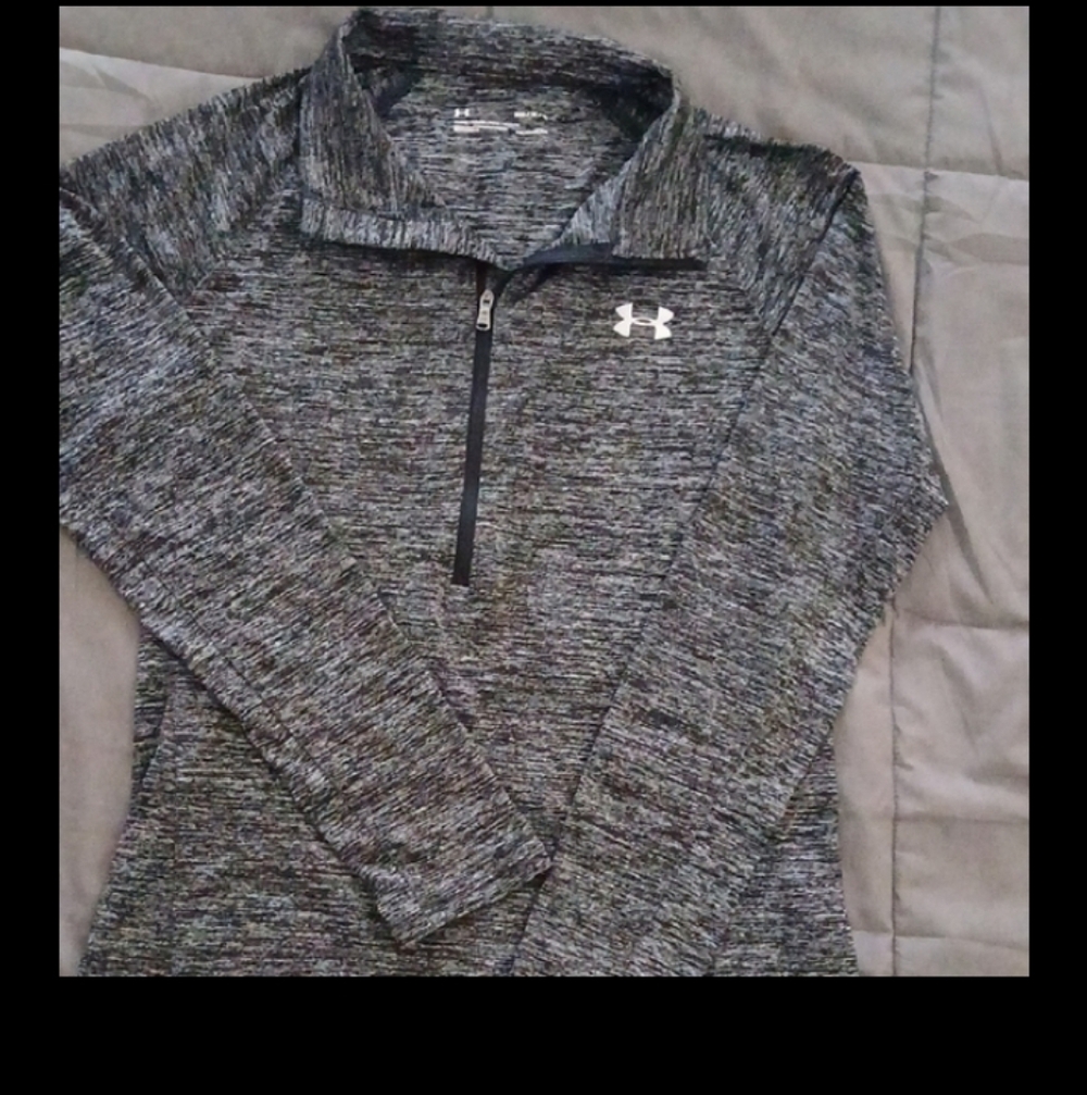 Under Armour Grey Quarter-Zip Hoodie